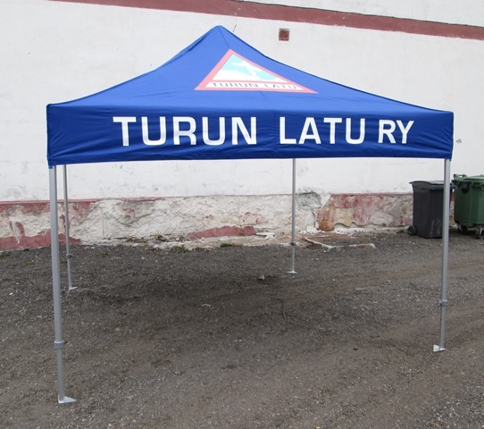 Mainosteltta Turun Latu Ry