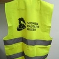 Heijastinliivi Suomen Rautatie Museo